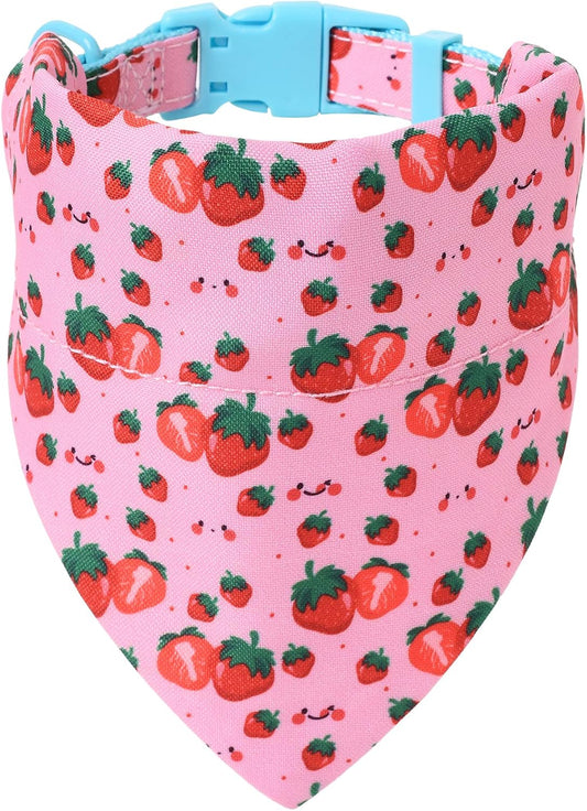 Strawberry Pet Bandana